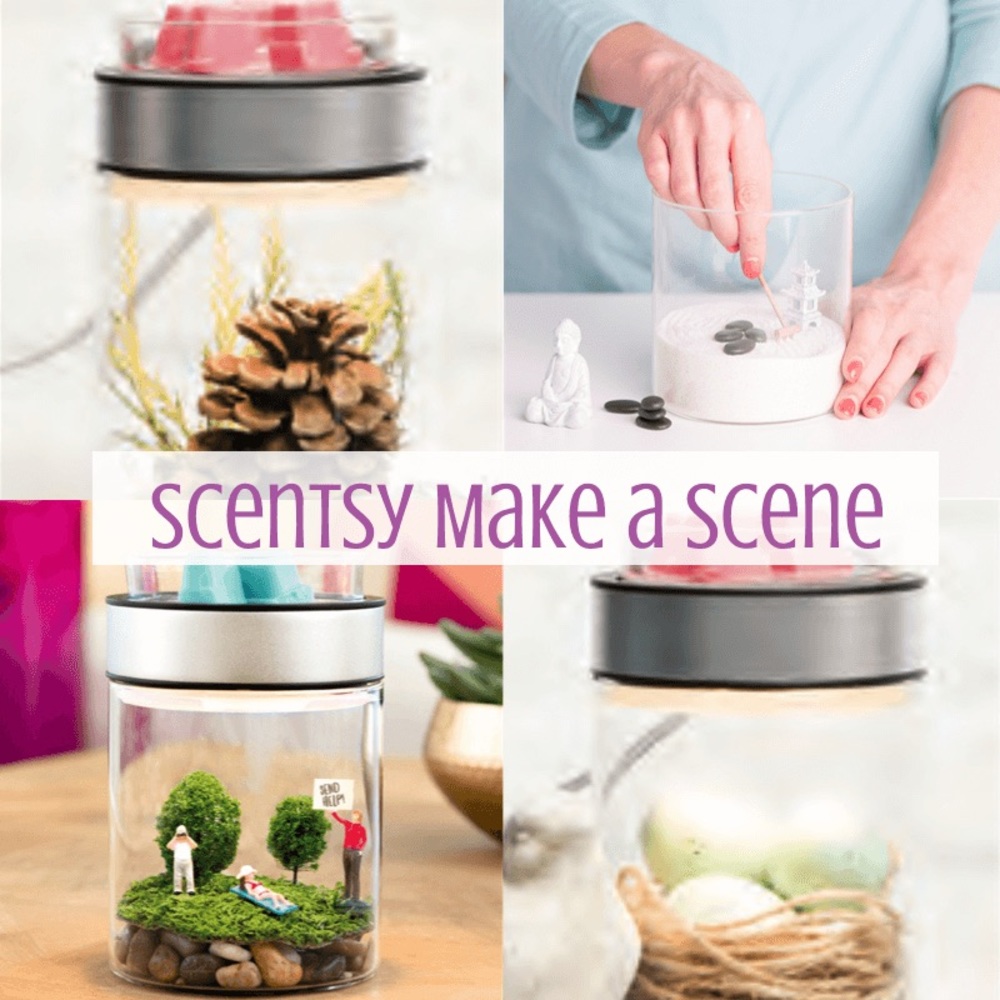 SCENTSY MAKE-A-SCENE WARMER RETIRED - Picture 7 of 7